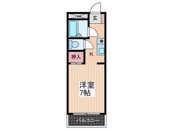 サンシャイン曙の物件間取画像